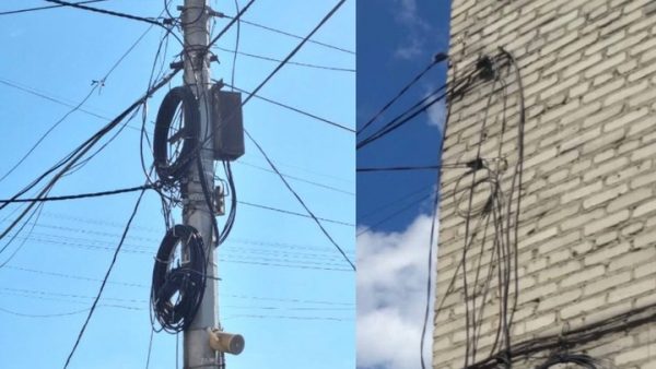 Мэр Новокузнецка пообещал очистить небо от кабелей